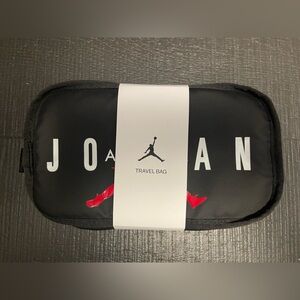 Jordan Black and Red Toiletry Bag.